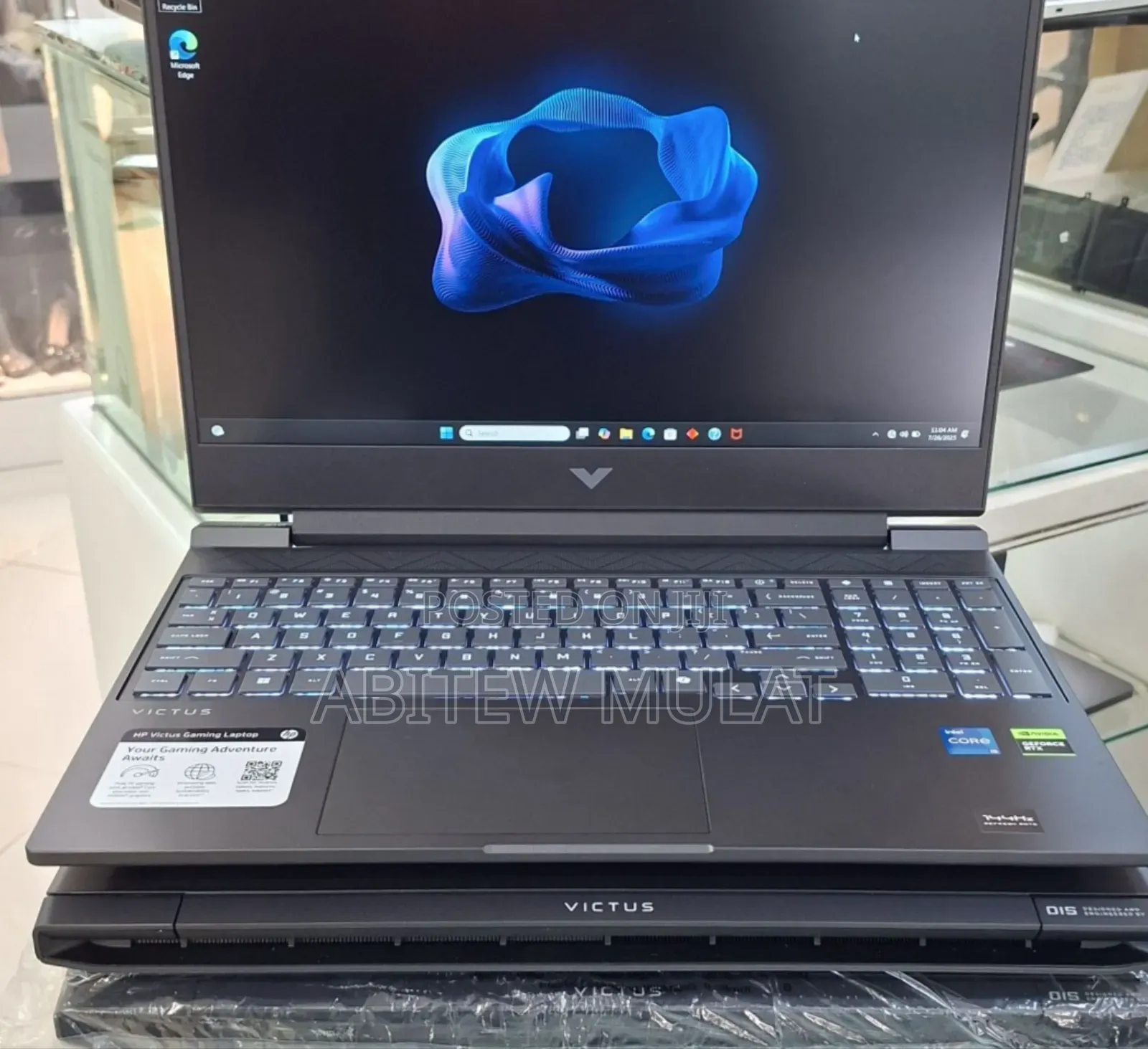 New Laptop HP Victus 15 8GB Intel Core I5 SSD 512GB