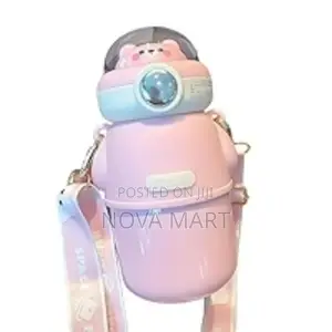 Space Bear Design Water Bottle