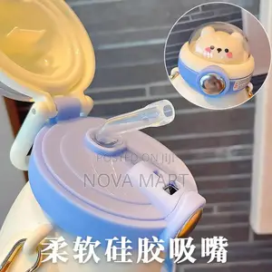 Space Bear Design Water Bottle