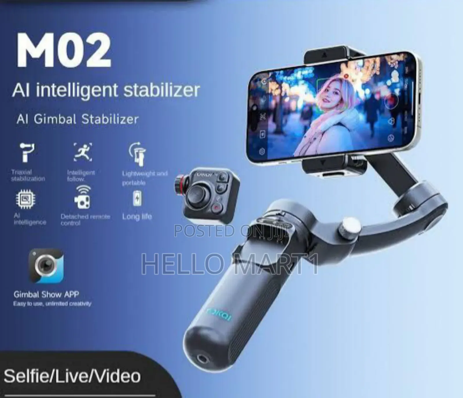 Mo2 3-axis Gimbal Stabilizer
