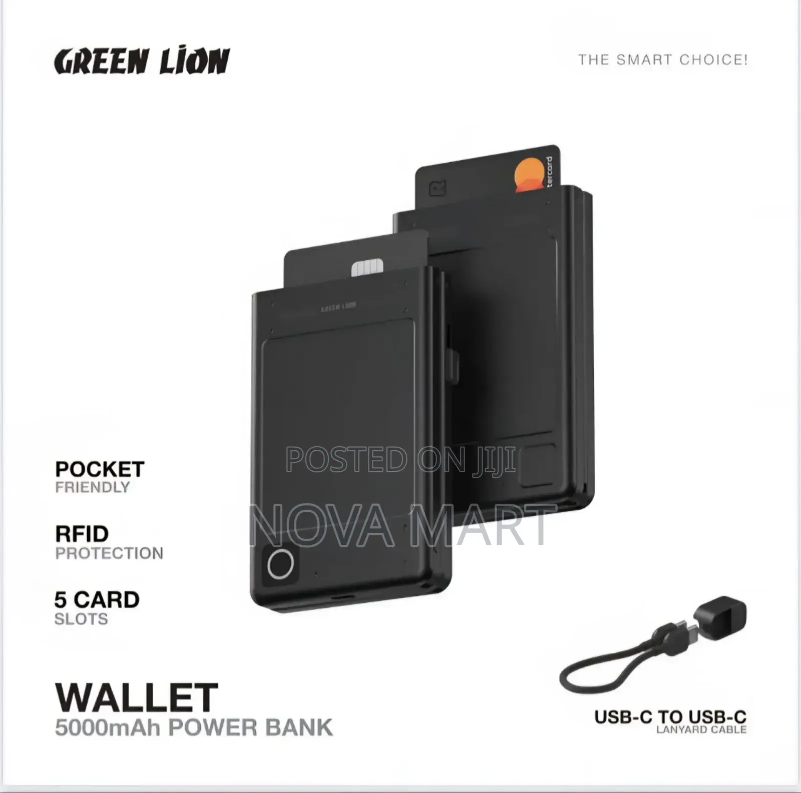 3-in-1 Smart Cardholder Power Bank