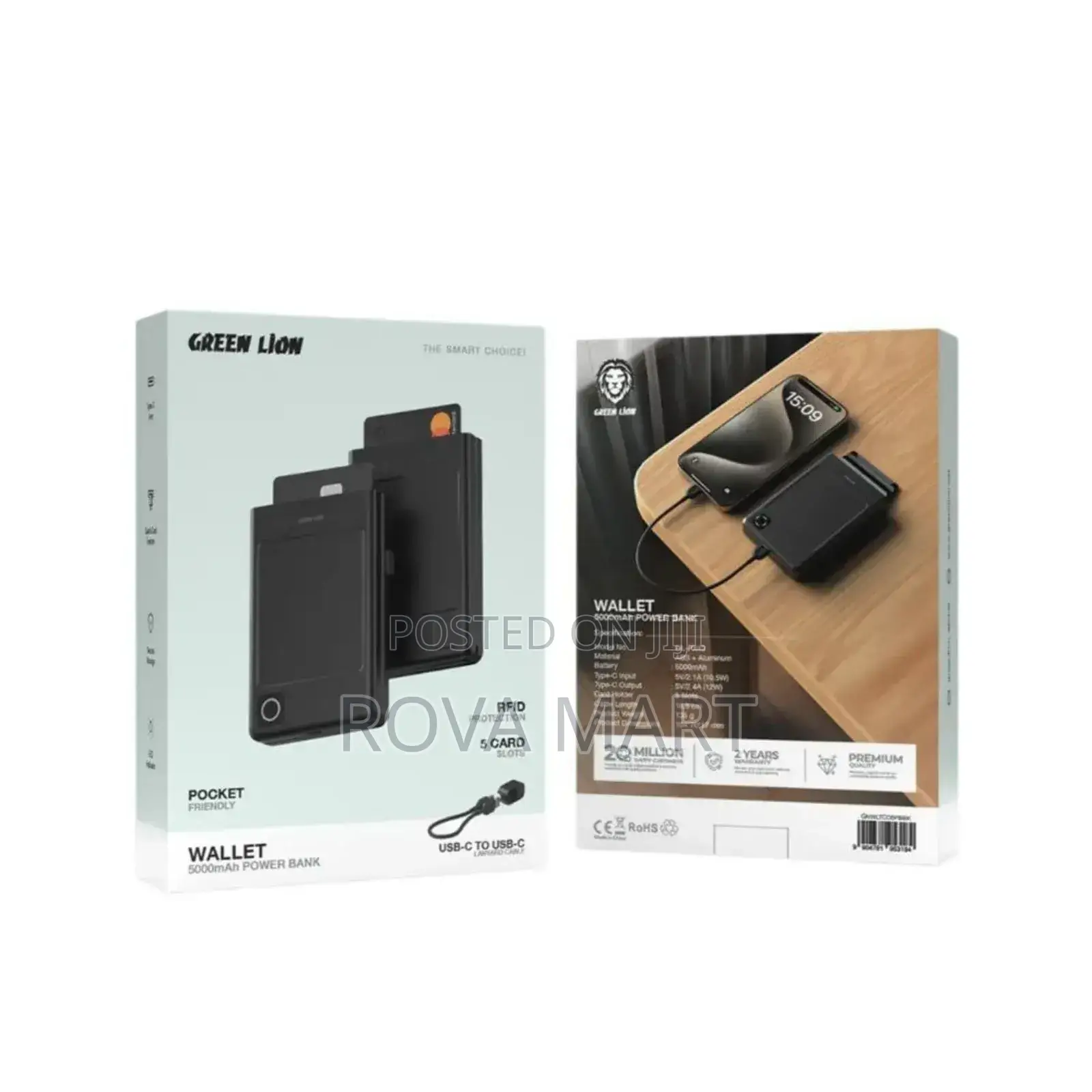 3-in-1 Smart Cardholder Power Bank