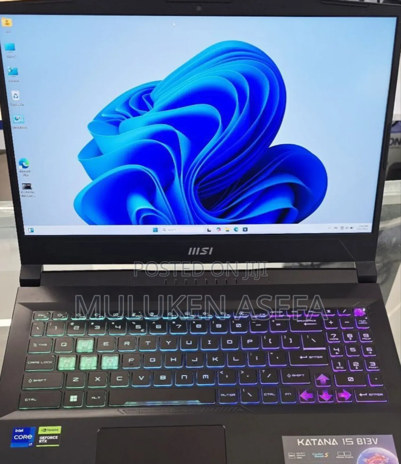 New Laptop MSI Katana 15 16GB Intel Core I7 SSD 512GB