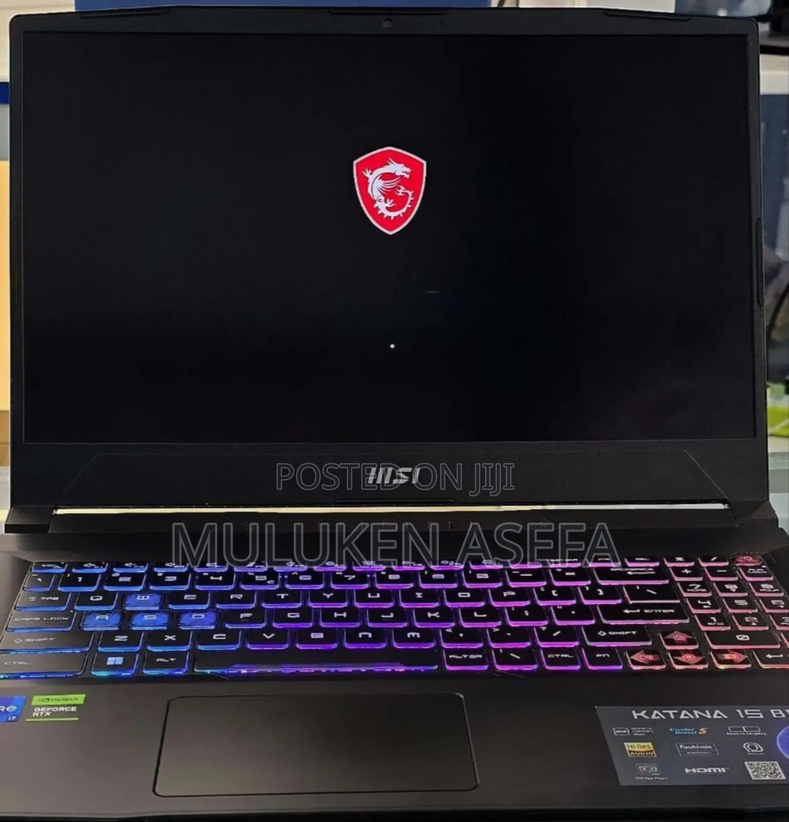New Laptop MSI Katana 15 16GB Intel Core I7 SSD 512GB