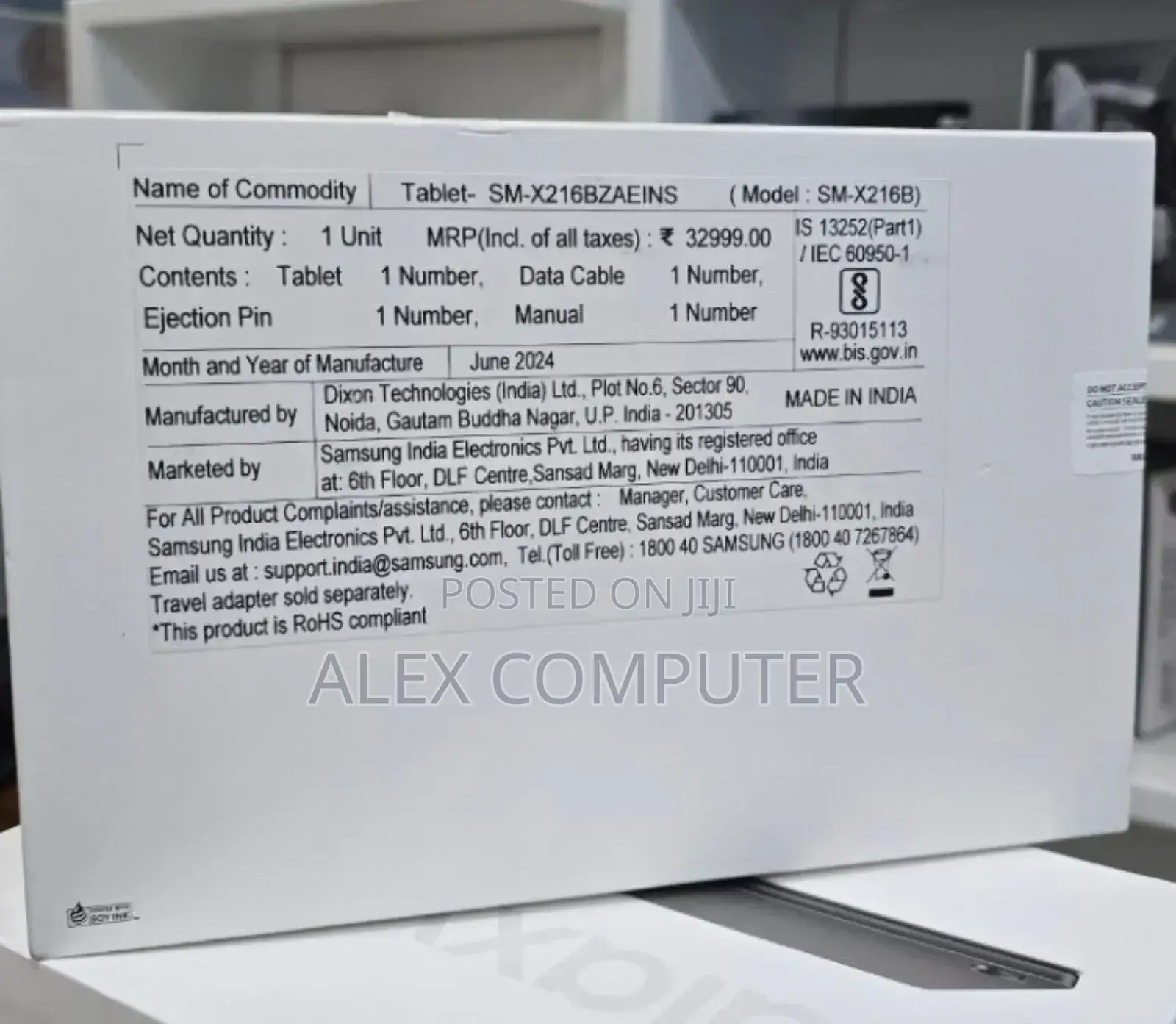 New Samsung Galaxy Tab A9+ 128 GB