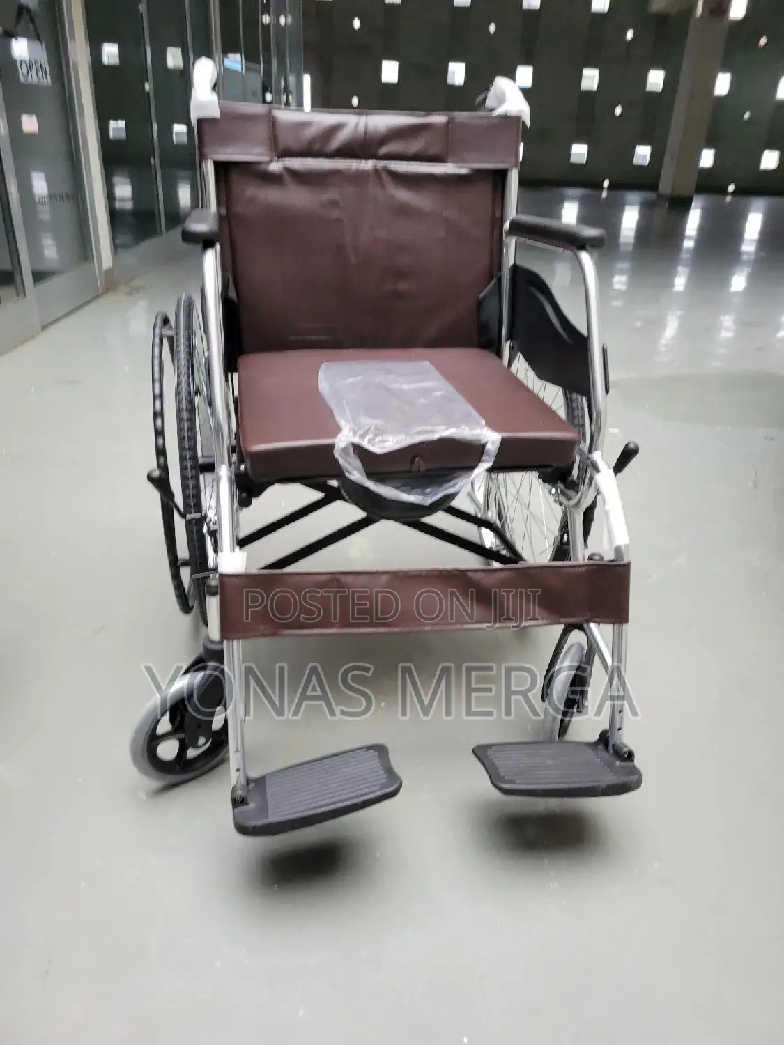 Toilet Wheelchair==Waterproof Materials, Comfortable Seating
