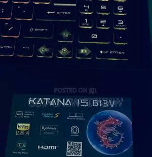New Laptop MSI Katana 15 16GB Intel Core I7 SSD 1T