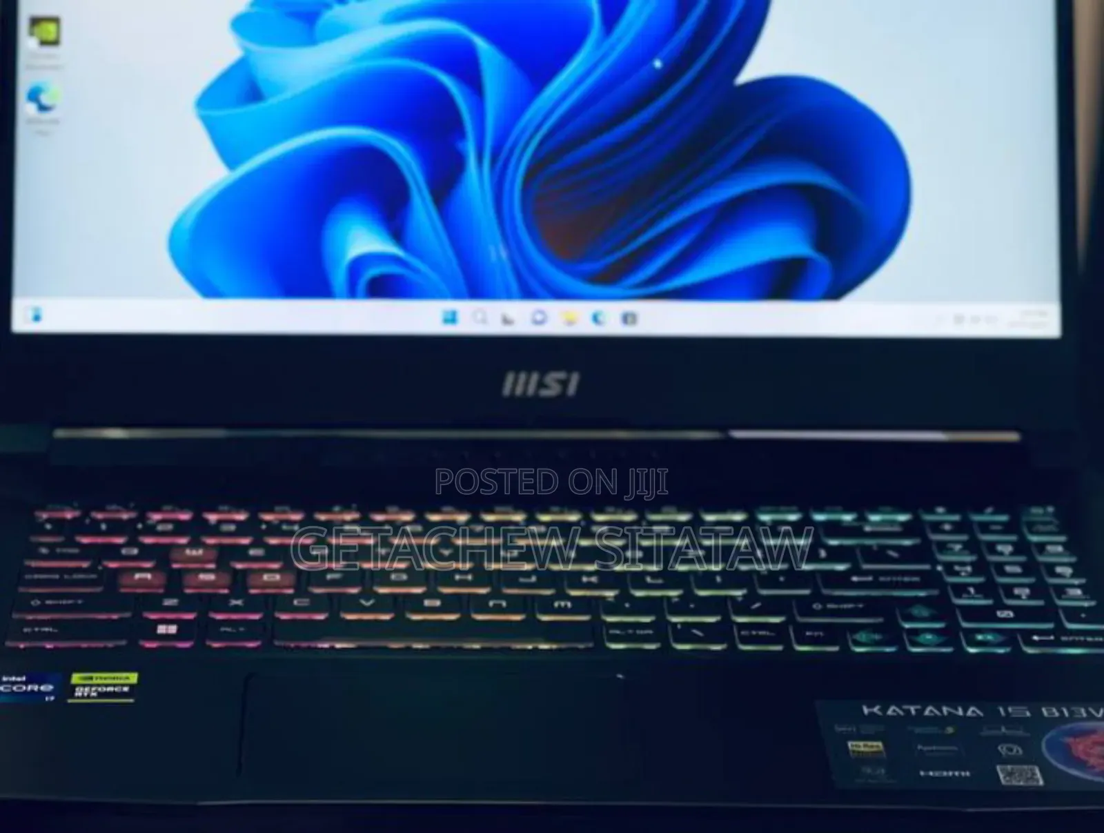 New Laptop MSI Katana 15 16GB Intel Core I7 SSD 1T