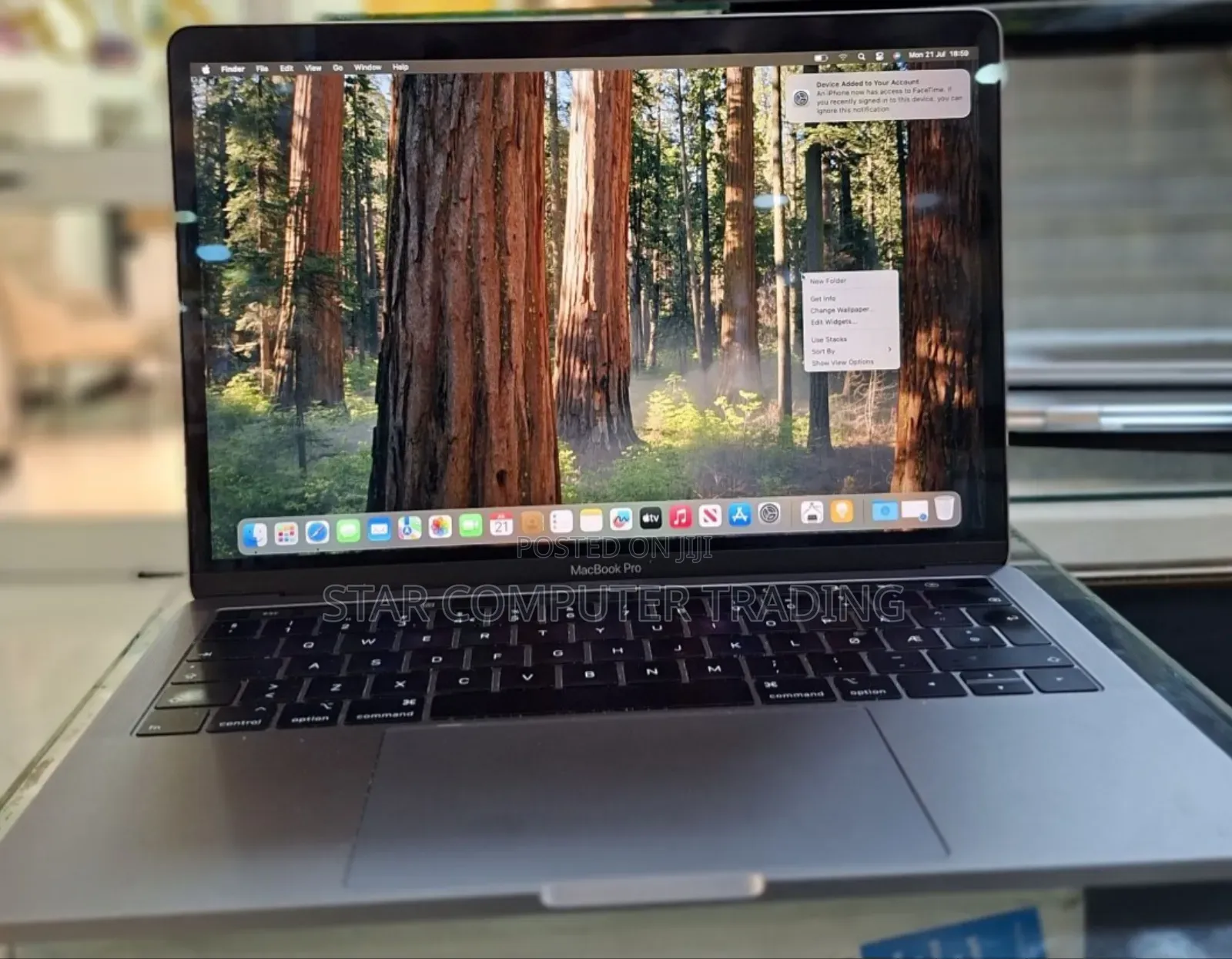 New Laptop Apple MacBook Pro 2019 8GB Intel Core I5 SSD 1T