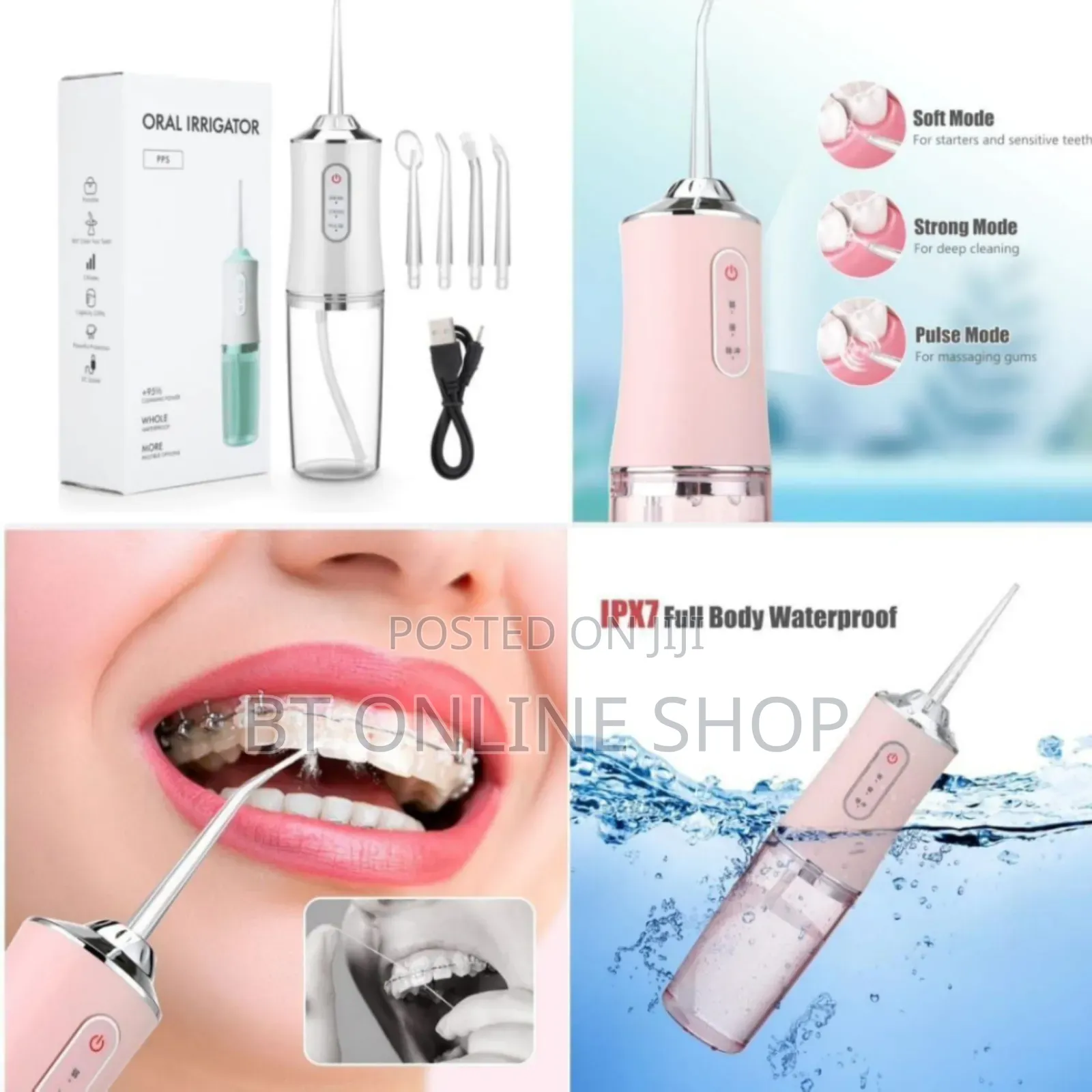 4in1 Rechargeable Portable Water Flosser