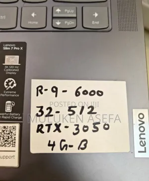 New Laptop Lenovo IdeaPad 5 Slim 13th Gen I7 32GB AMD Ryzen 9 SSD 512GB