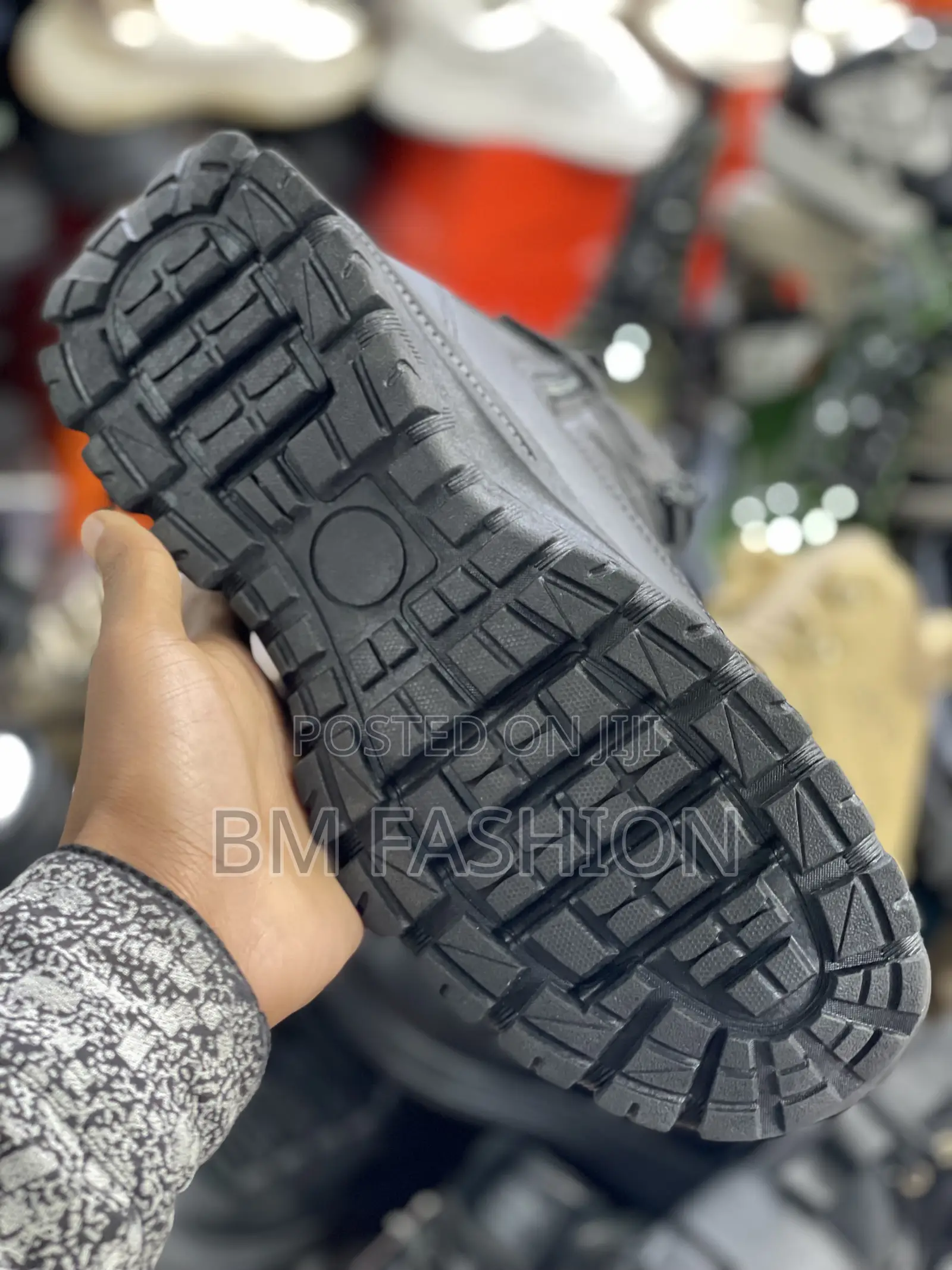 A533 Black Boots for Summer Upper Leather