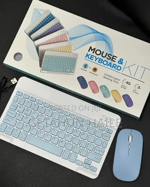 Photo - Bluetooth Mouse and Keyboard Kit With Rechargeable Battery