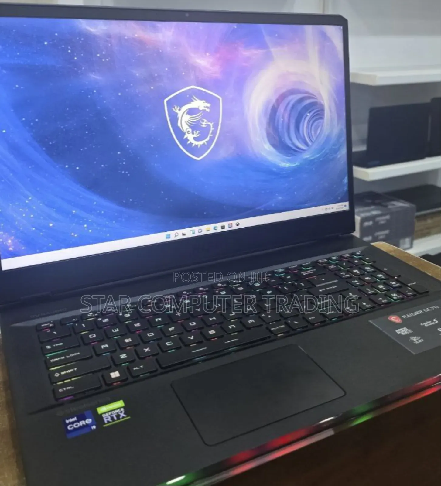 New Laptop MSI Raider GE78 16GB Intel Core I9 SSD 1T