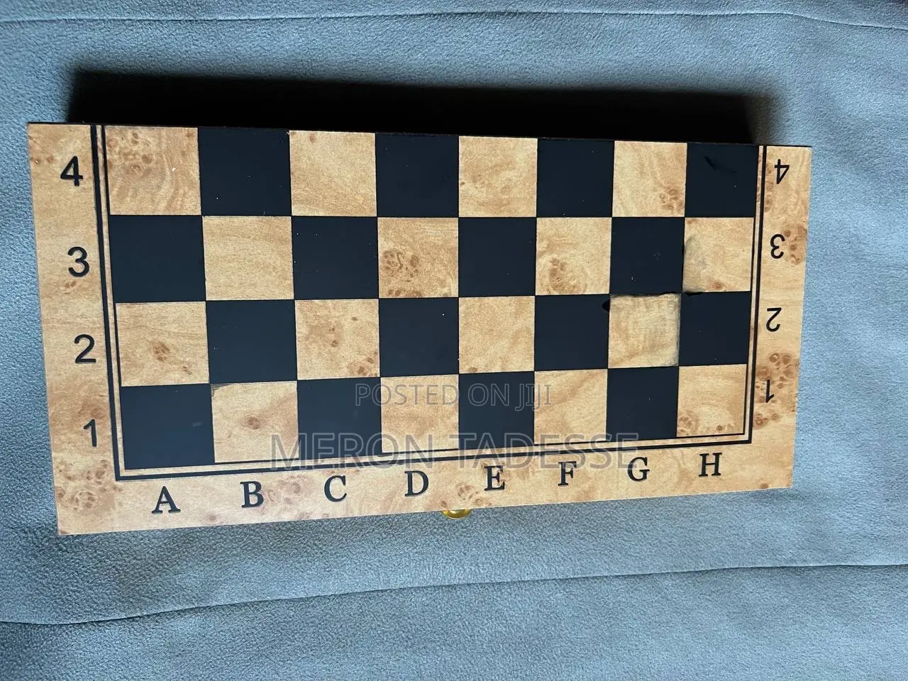 3in1 Wooden Game Set Chess+ Checkers + Backgammon ] 3በ1 ጨዋታ