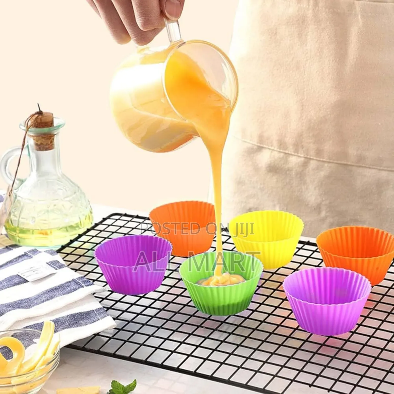 5pcs Silcon Baking Mold