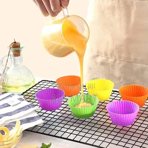 5pcs Silcon Baking Mold