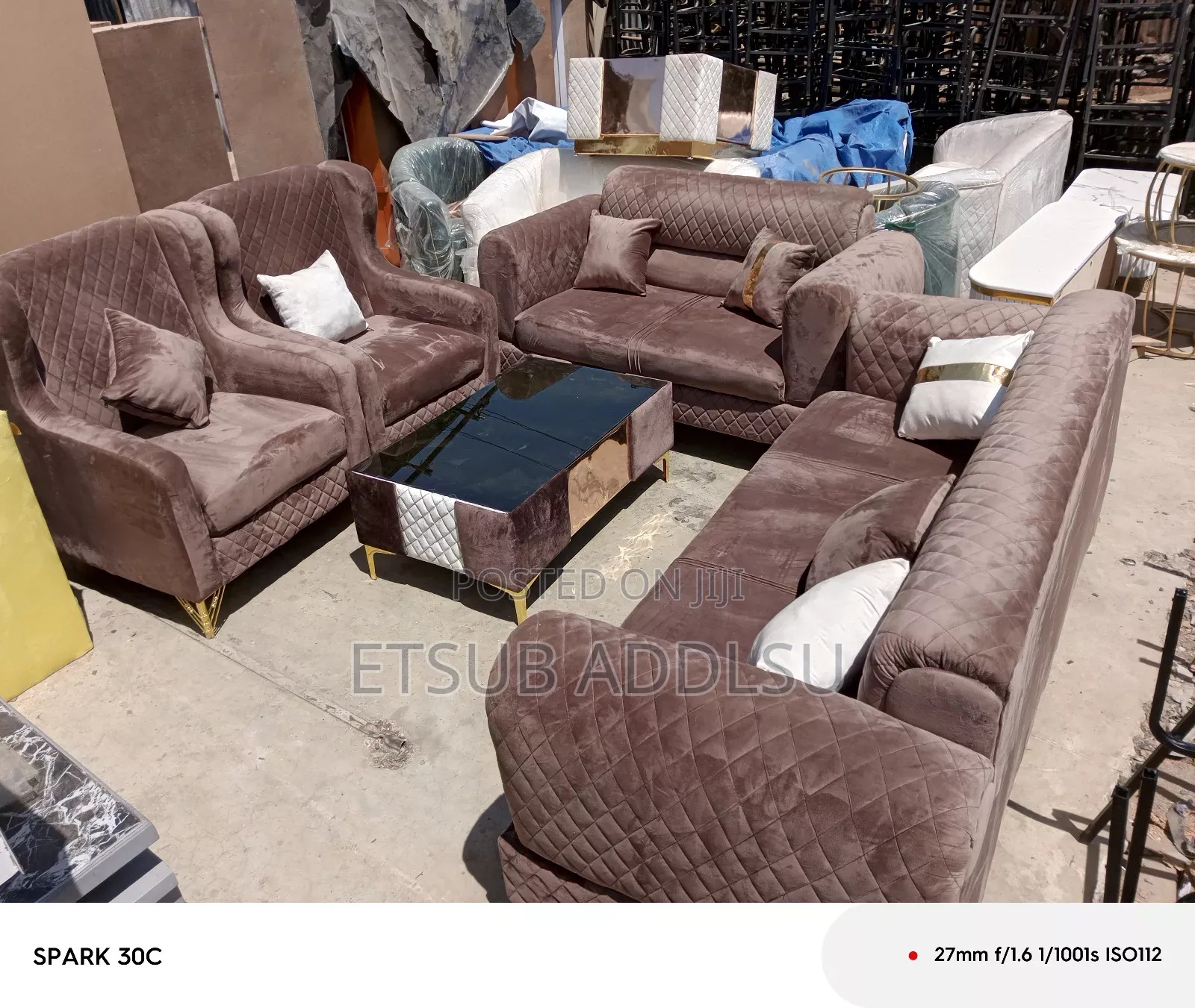 King Sofa With Center Table