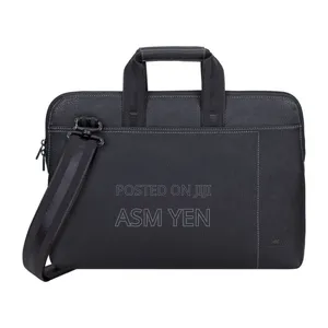 Black Slim Laptop Bag 15.6