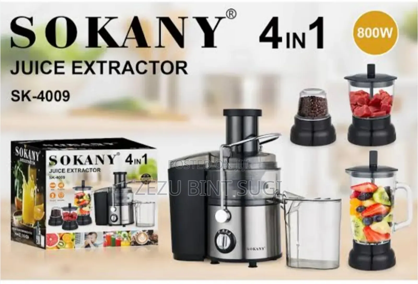 Sokany 4in 1 Juice Extracter