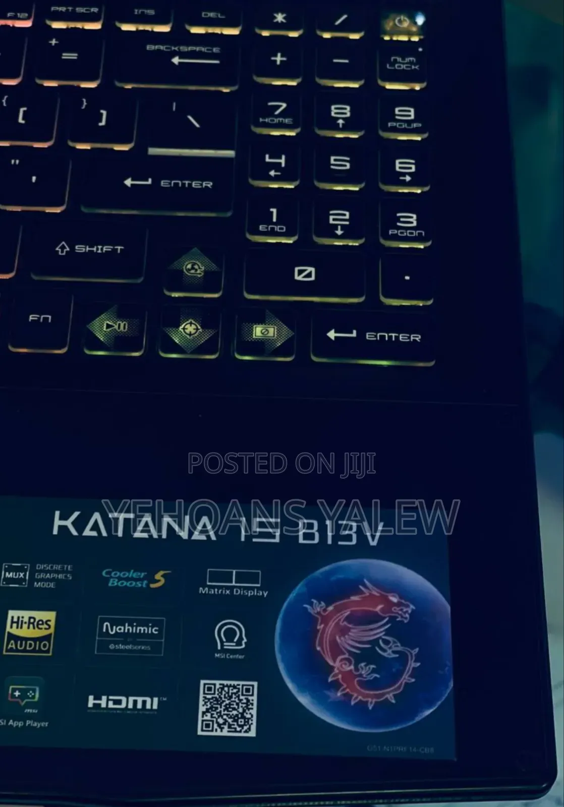 New Laptop MSI Katana 15 16GB Intel Core I7 SSD 1T