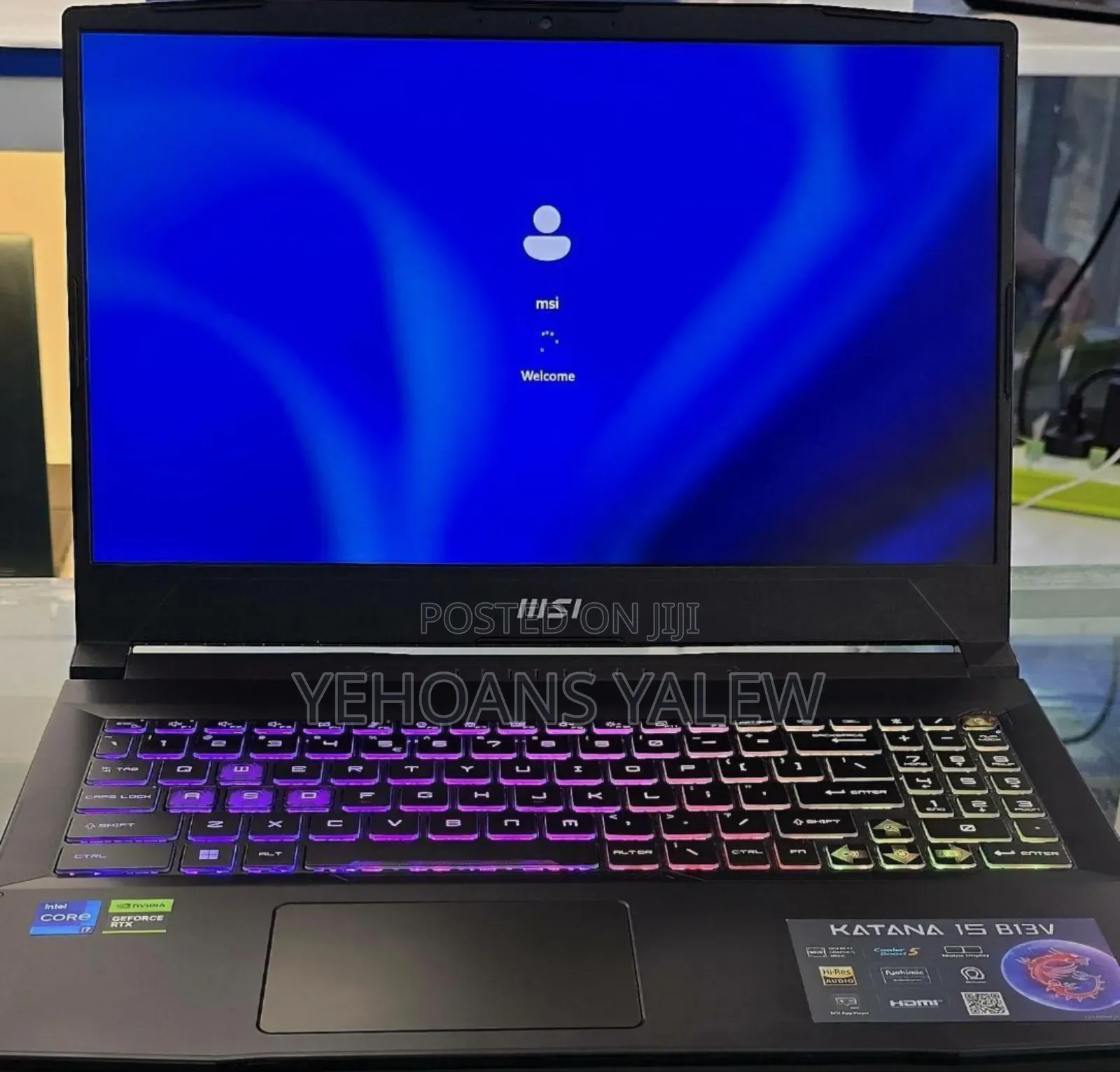 New Laptop MSI Katana 15 16GB Intel Core I7 SSD 512GB