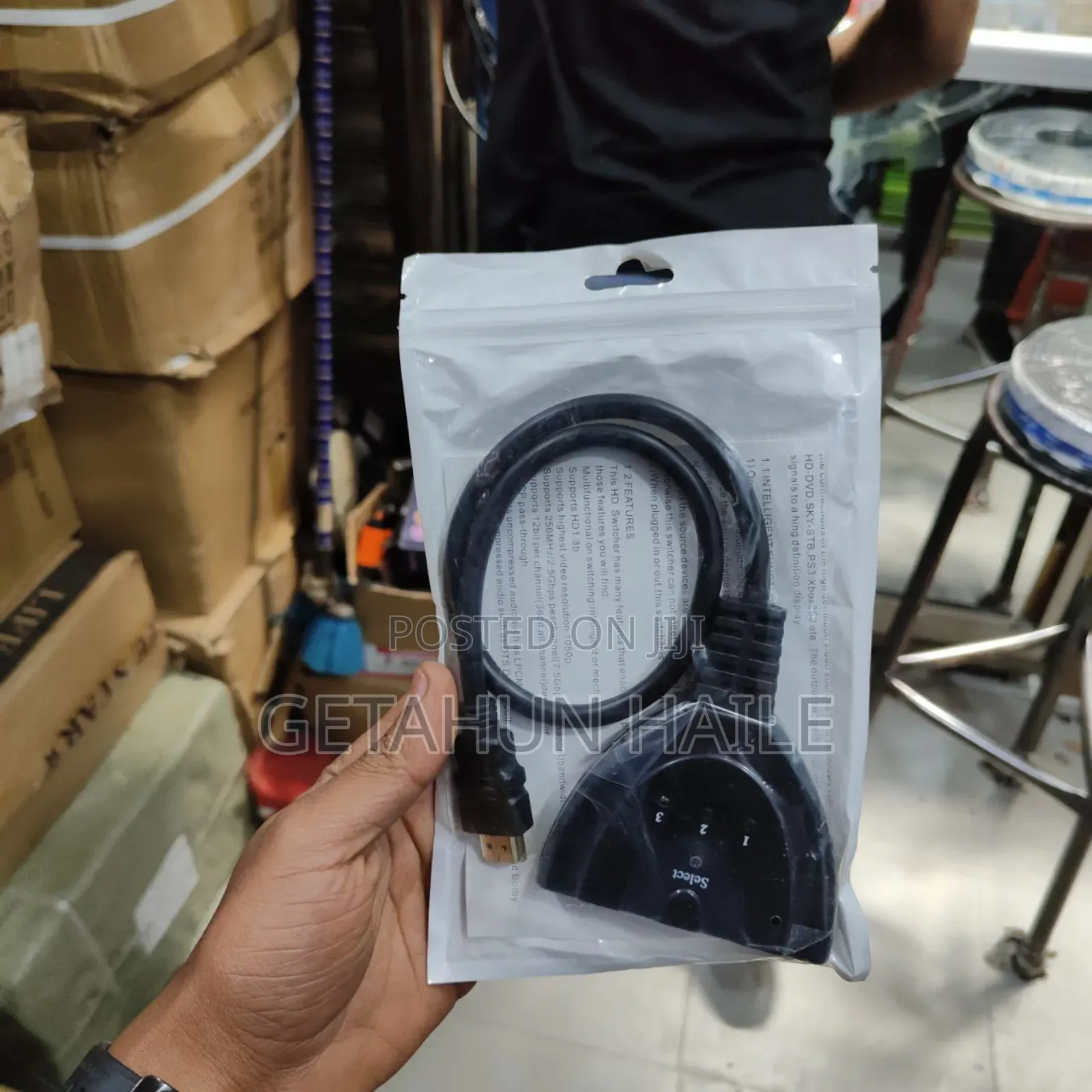 Hdmi Switch With 3 Input 1 Output