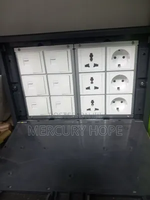 Photo - Floor Box 6 Data and 6 Socket