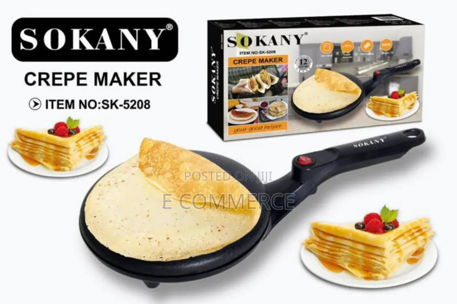 Sokany Non Stick Crepe Maker