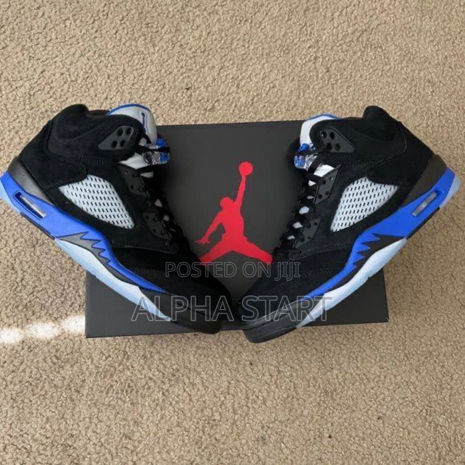 Jordan 5 Racer_blue” High Shoes for Men's
 Master Quality