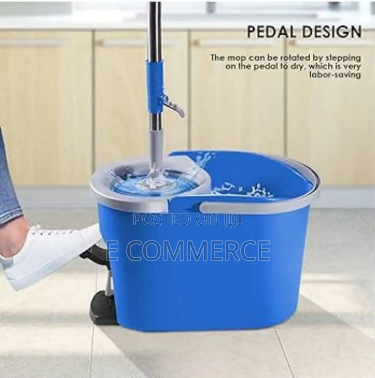 Magic Spin Mop 360° Microfiber Mop- መወልወያ