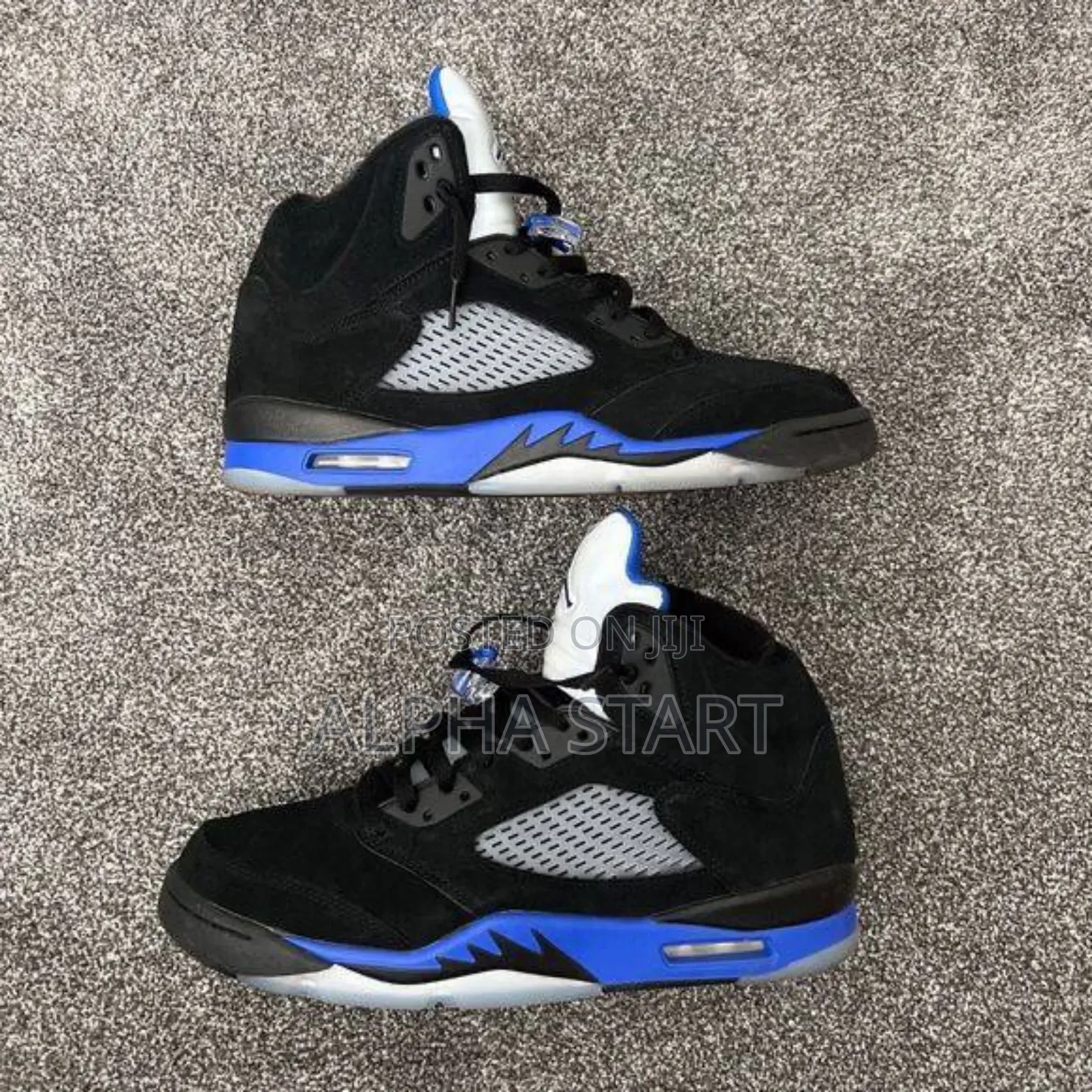 Jordan 5 Racer_blue” High Shoes for Men's
 Master Quality