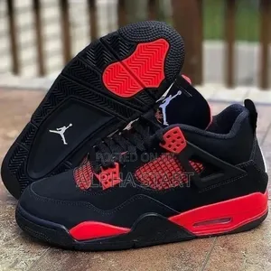 Air #Jordan 4 Retro "#Yellow_thuders” #High Shoes for Men's