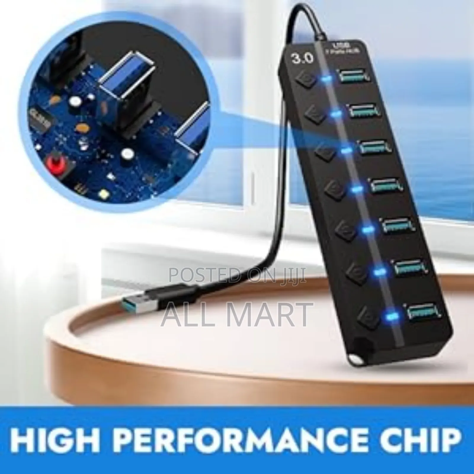 7 Port High Speed Usb Hub