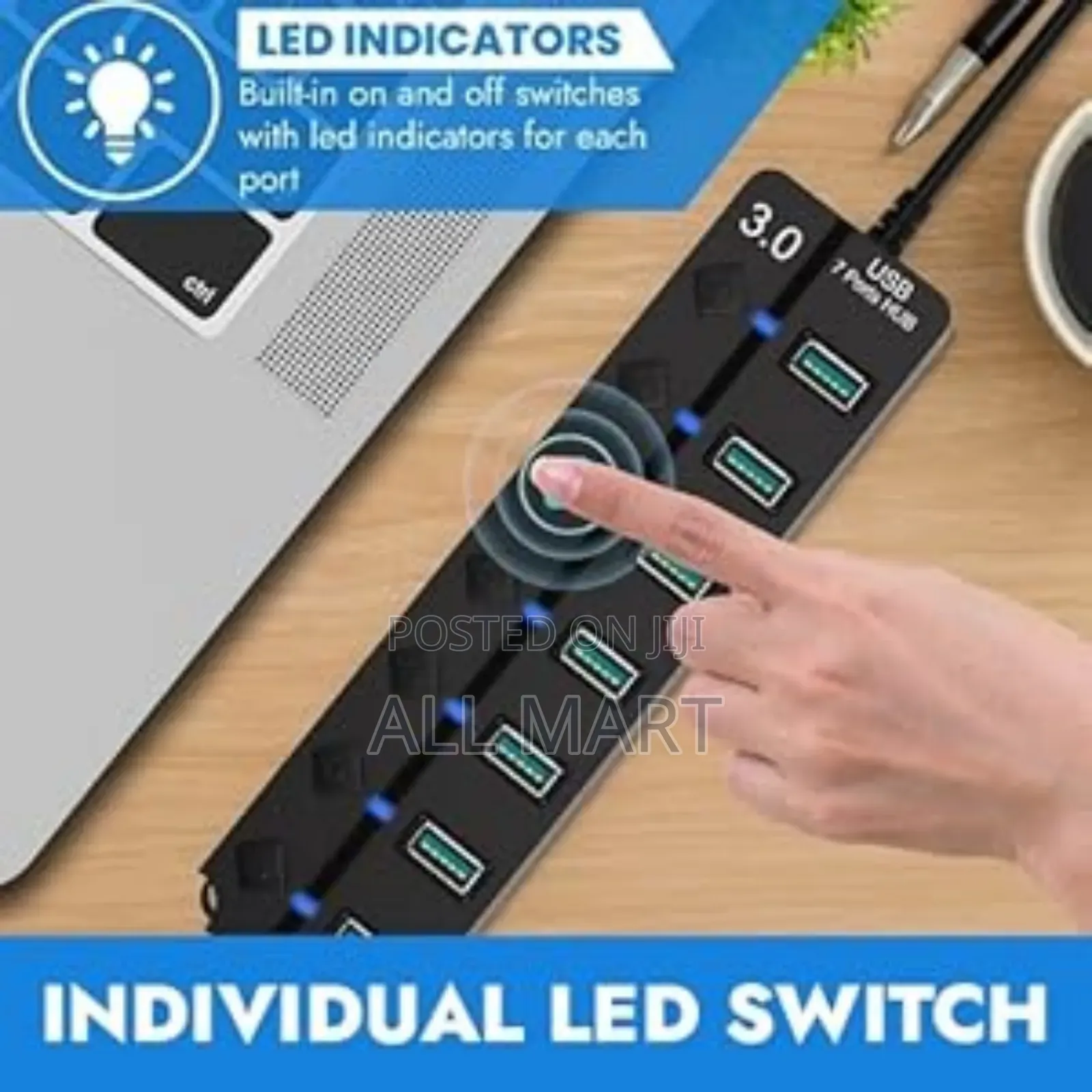 7 Port High Speed Usb Hub