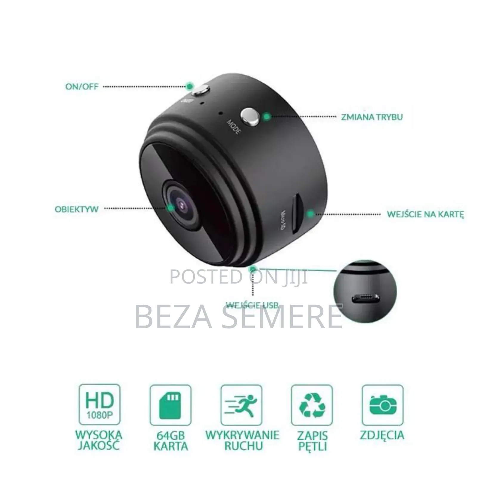 A9 Mini Camera Hd CCTV 1080p Spy Jeff