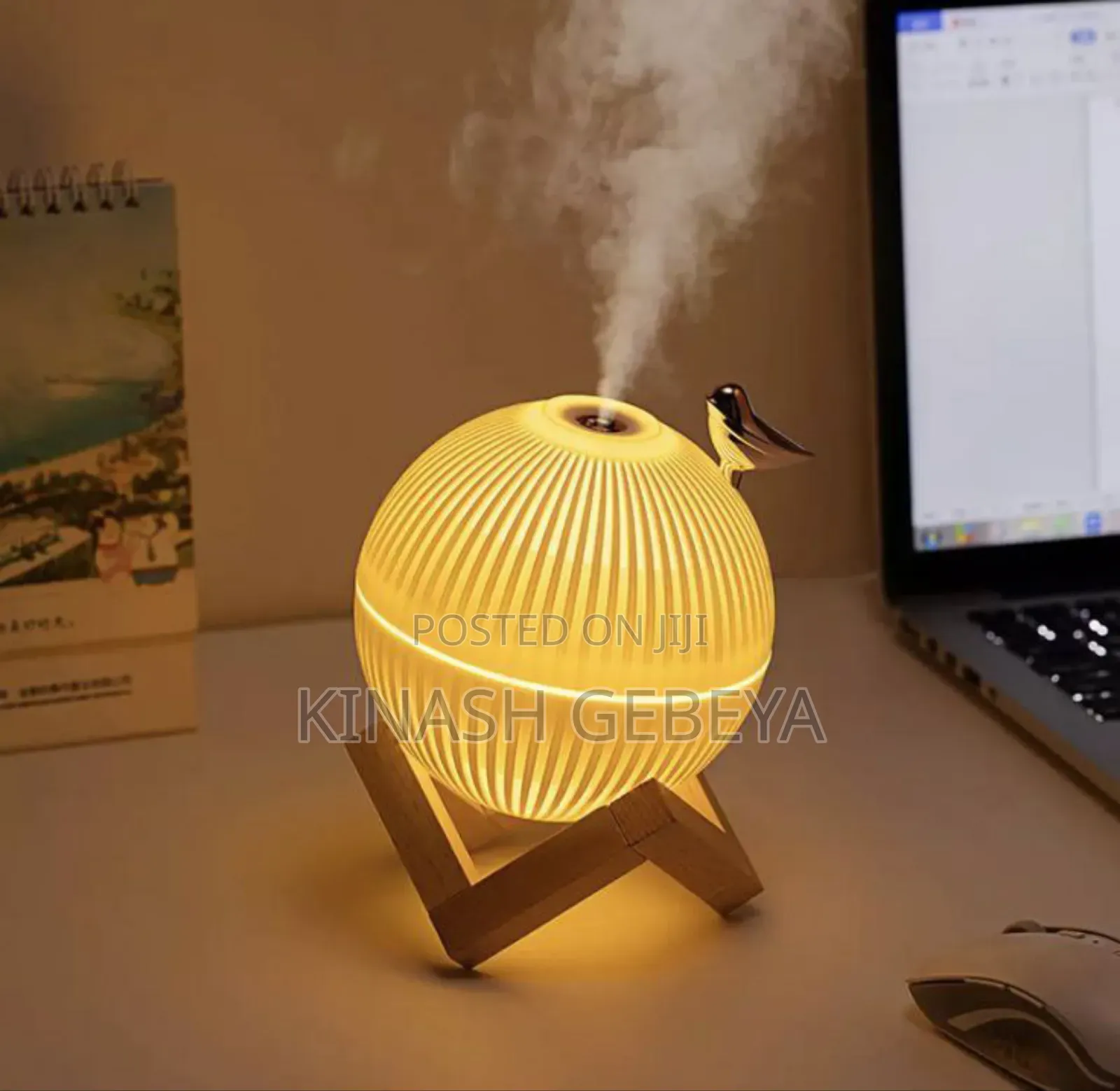 Lark Humidifier With Led Light(ለቤትዎ መልካም መአዛ)