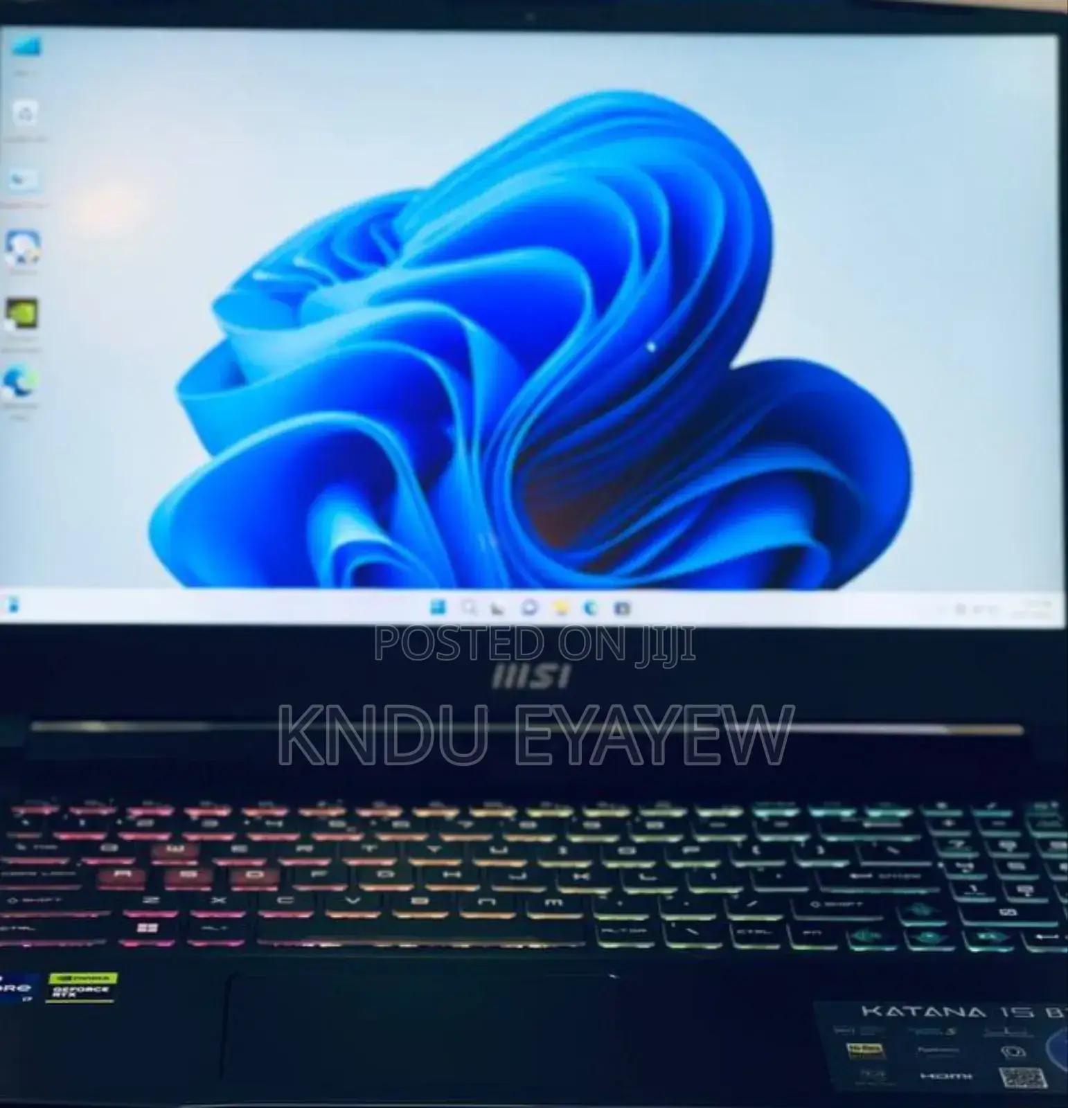 New Laptop MSI Katana 15 16GB Intel Core I7 SSD 1T