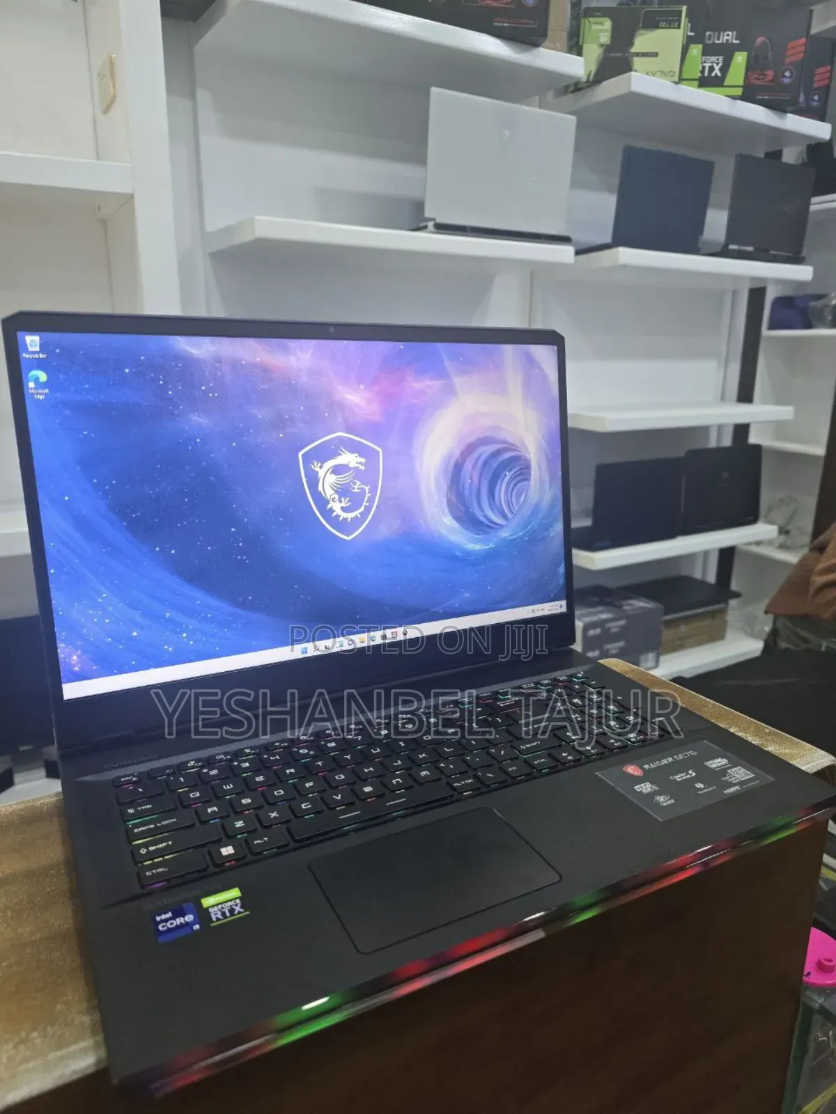 New Laptop MSI GF63 16GB Intel Core I9 SSD 1T