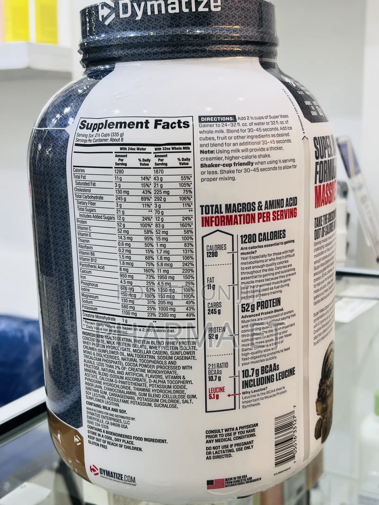 Dymatize Mass Gainer (High Protein and Carb Blend)