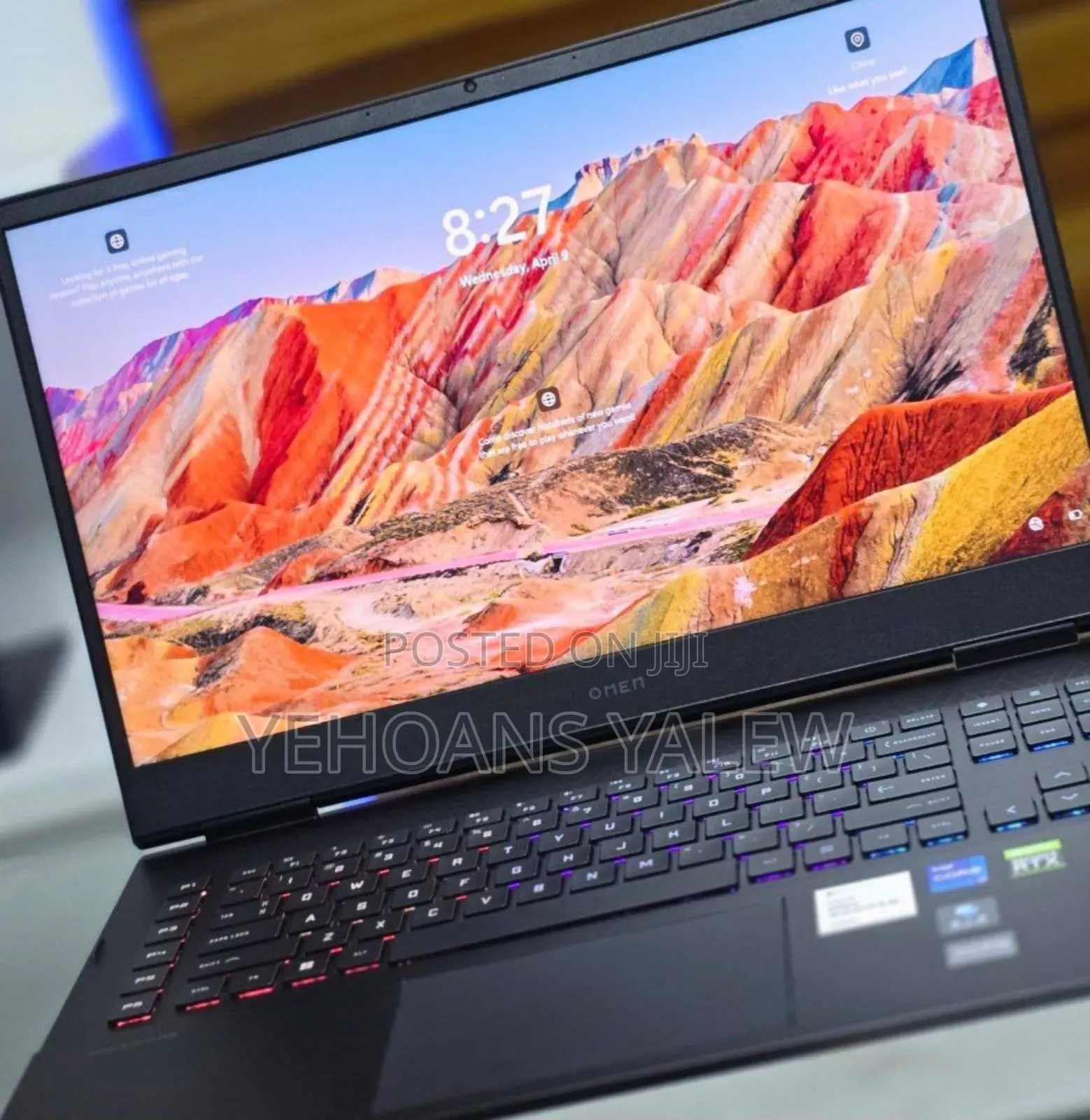 New Laptop HP Omen 17 16GB Intel Core I7 SSD 512GB