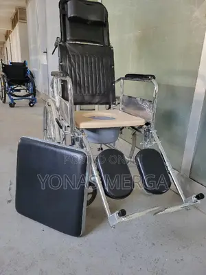 Enabler Commode Shower Wheelchair計叔easily Foldable Seat/ዊልቼር