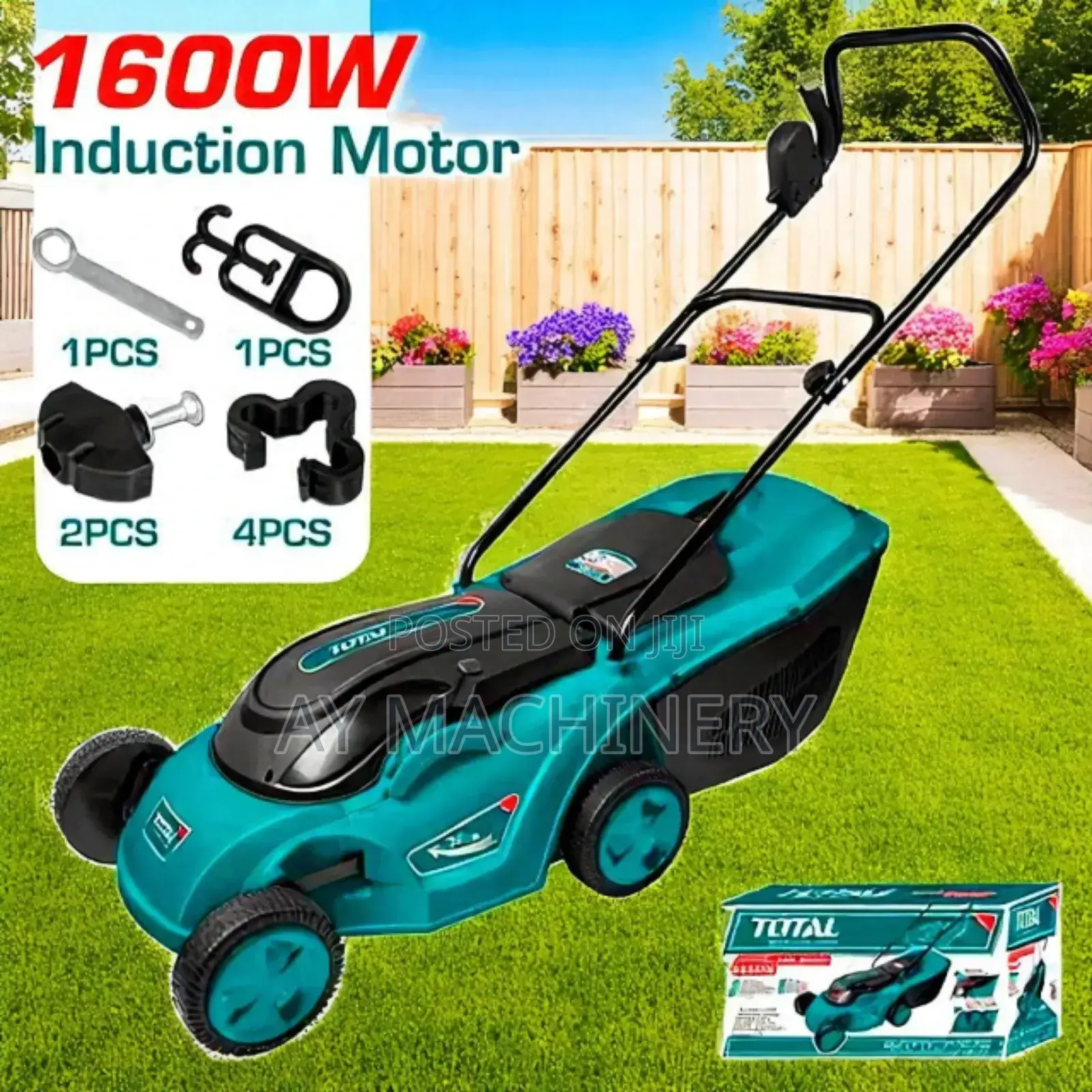 Total Electric Lawnmower || ሳር ማጨጃ
