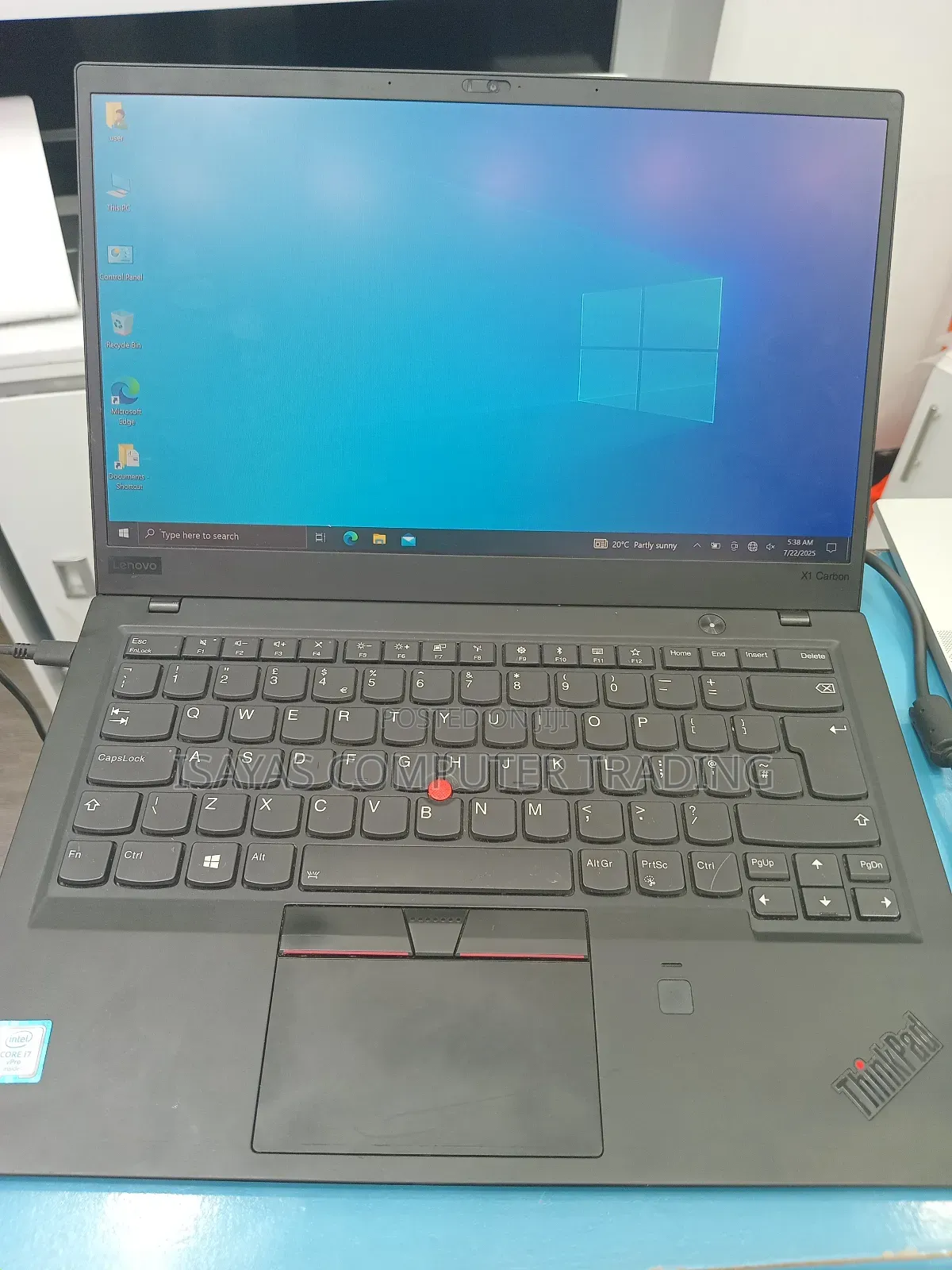 New Laptop Lenovo ThinkPad X1 Carbon 16GB Intel Core I7 SSD 512GB