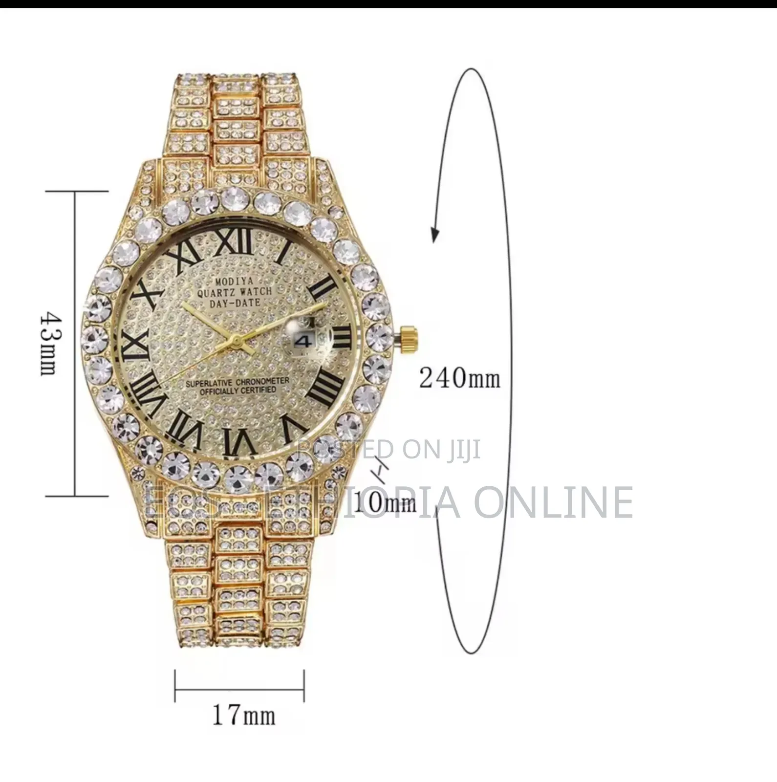 Luxurious Classic Golden Strap Watches for Men [Preorder]