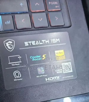 New Laptop MSI Stealth 16 AI Studio 16GB Intel Core I7 SSD 1T
