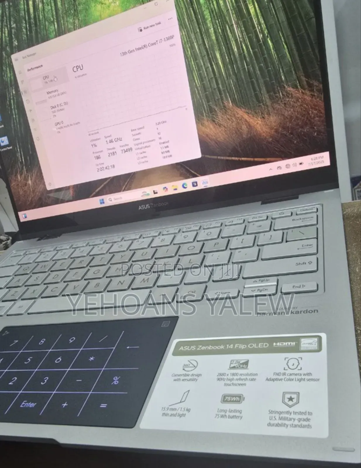 New Laptop Asus VivoBook Flip 14 TP401NA 16GB Intel Core I5 SSD 1T