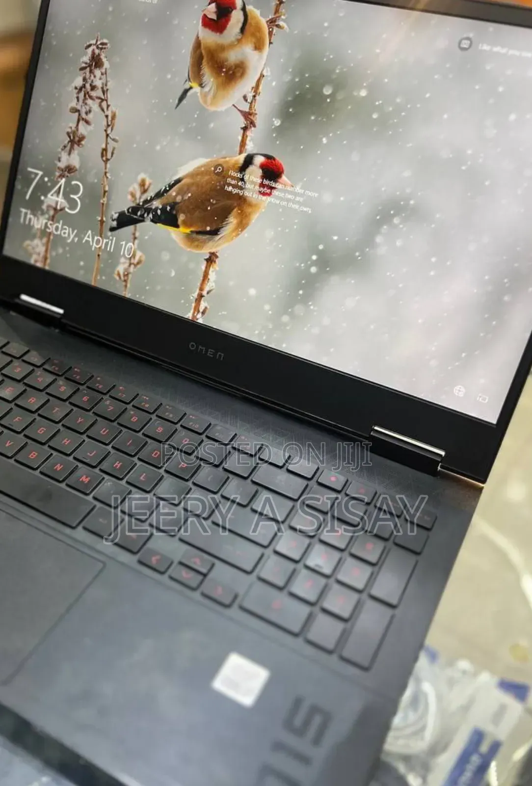 New Laptop HP Omen 15 16GB Intel Core I7 SSD 512GB