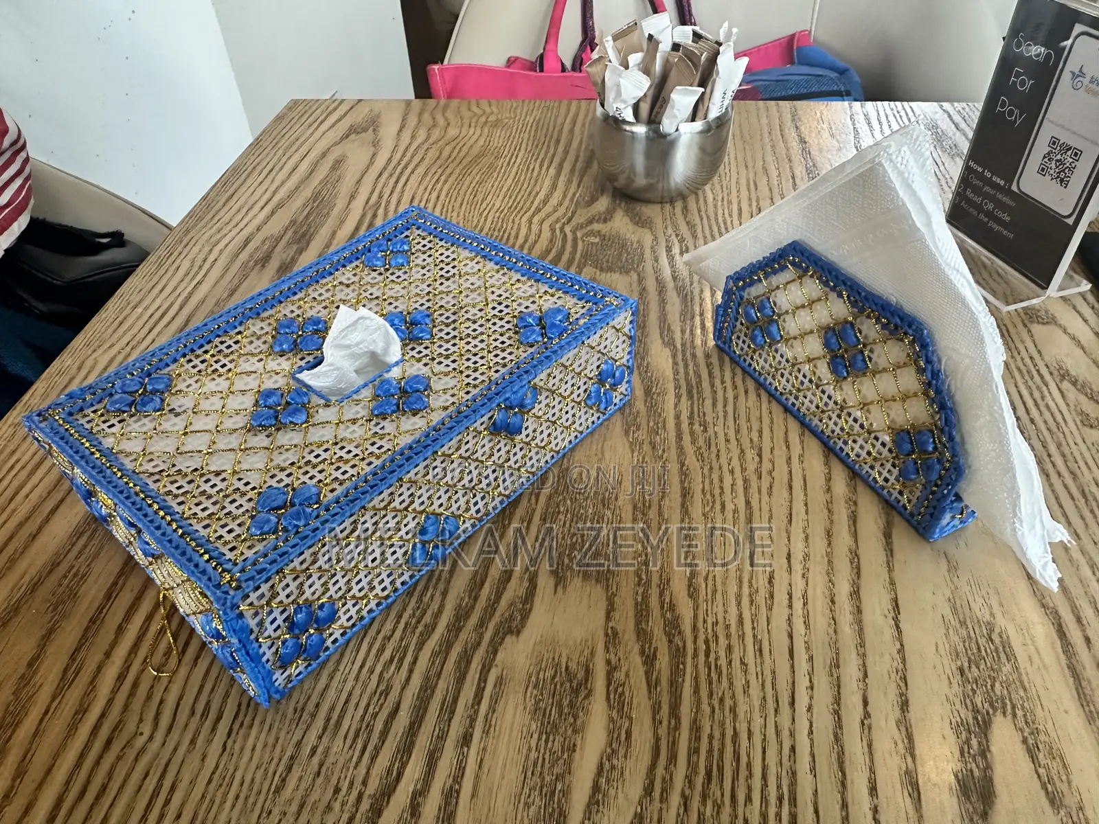 Napkin and Bill Receipt Holder