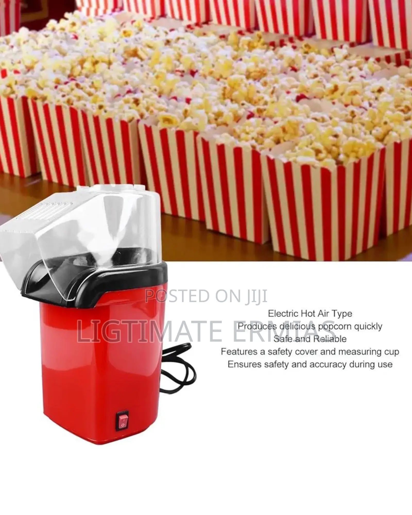 Automatic Mini Electric Popcorn Maker